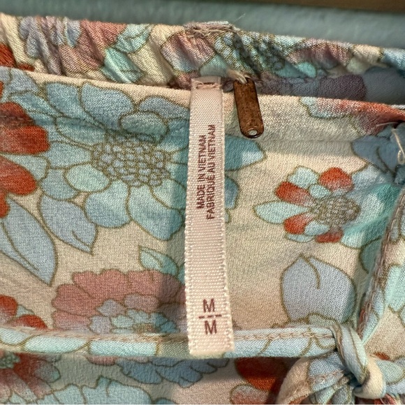 Free People Women Thats A Wrap Printed Skirt Sky Combo Size M - Picture 4 of 8